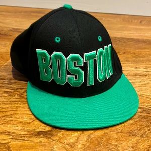 Boston Celtics baseball cap black and green adjustable hat embroidered